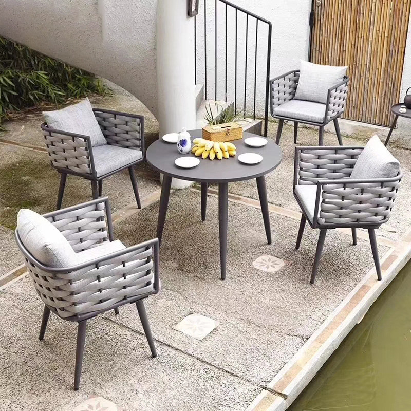Building Dreams Home Outdoor Balcony Casual Table And Chairs Tea Table Combo Outdoor Patio Table And Chairs Five Sets Terrace Small Table And Chairs