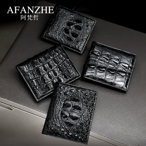 阿梵哲 Мужской бумажник, короткий модный кошелек, Таиланд, из натуральной кожи