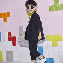 Boy Clothing Boy Autumn Clothing Suit Suit 2020 New Korean version Chauchai Childrens handsome Childrens handsome two sets of CUHK children