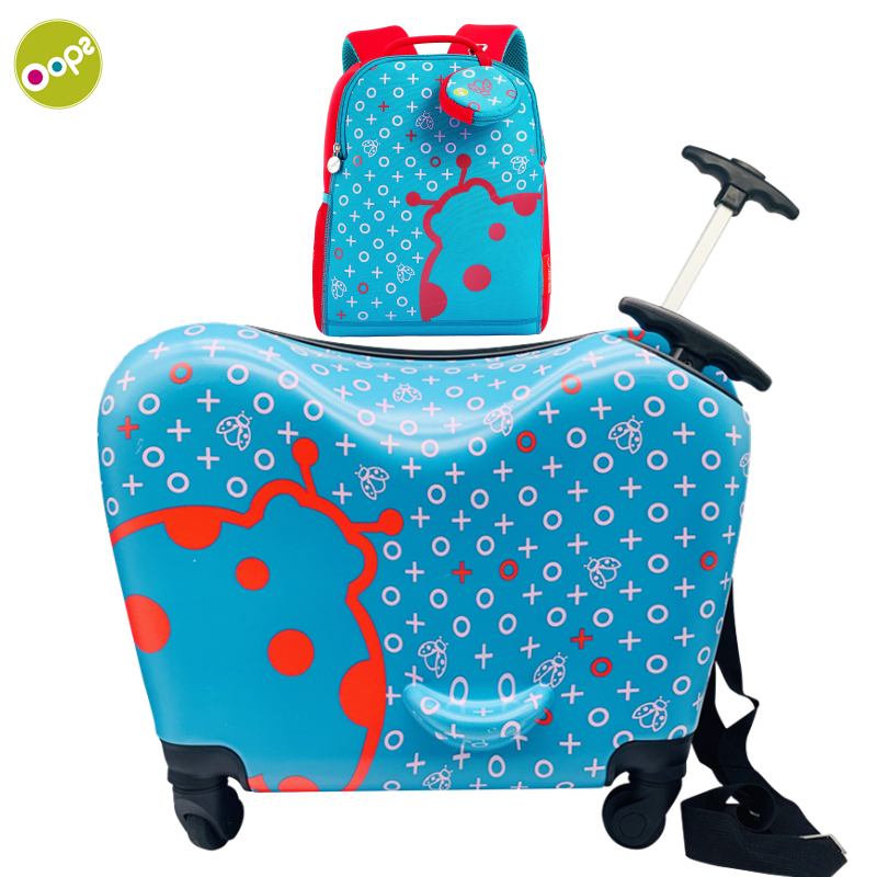 Swiss Oops Chaova Travel Travel Suit: Children Riding Laster Box Ultralight Bag Children's Small Bag