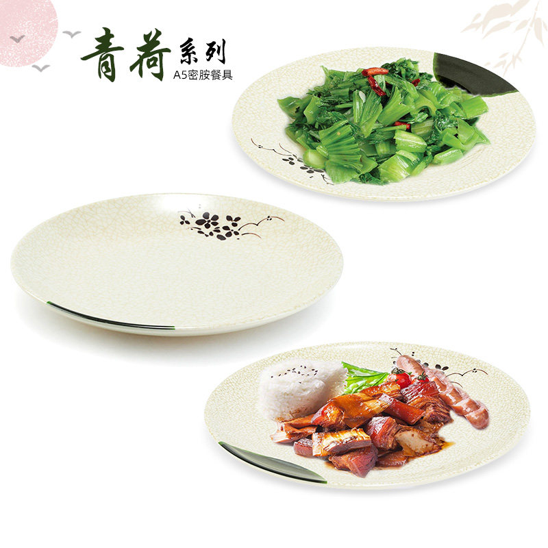 Plastic plastic dish plate plate plate plate plate plate plate fast food restaurant copy plate tableware