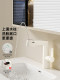 Mohang K9 Cream-Colored Basin Pull-Out Digital Display Hot and Cold Faucet, Extendable, Adjustable, Rotating for Washing Hair and Rinsing Mouth