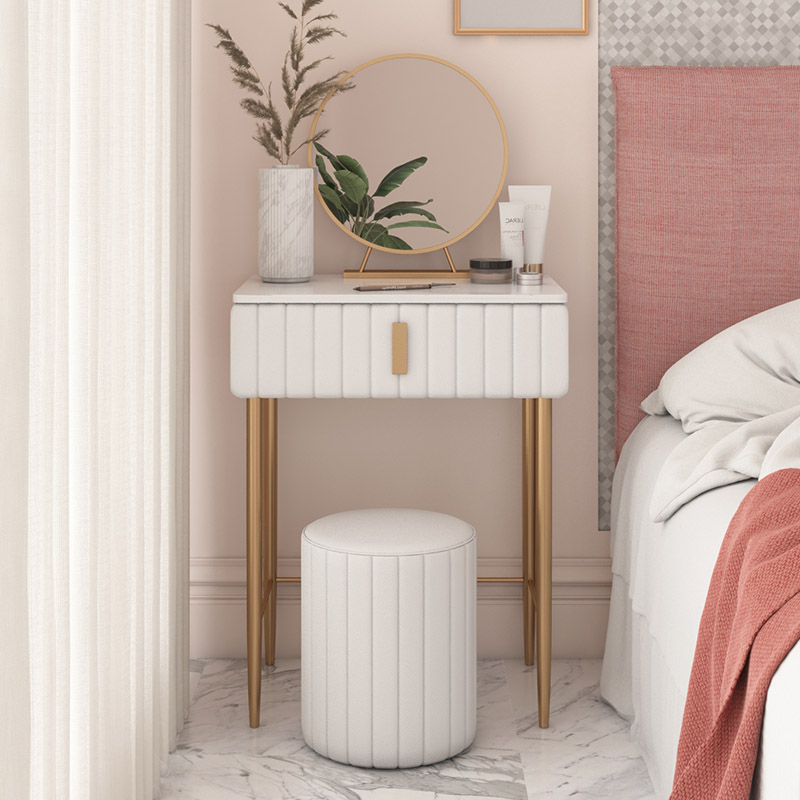 Dressing table bedroom small household mini - dressing table 60cm Nordic modern miniature luxury mini - cosmetic cosmetic cosmetic counter narrow 50