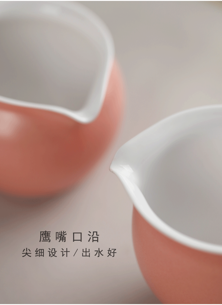 Bright products fair keller large capacity of tea ware jingdezhen ceramic pink getting points kung fu tea set, cup and cup and cup