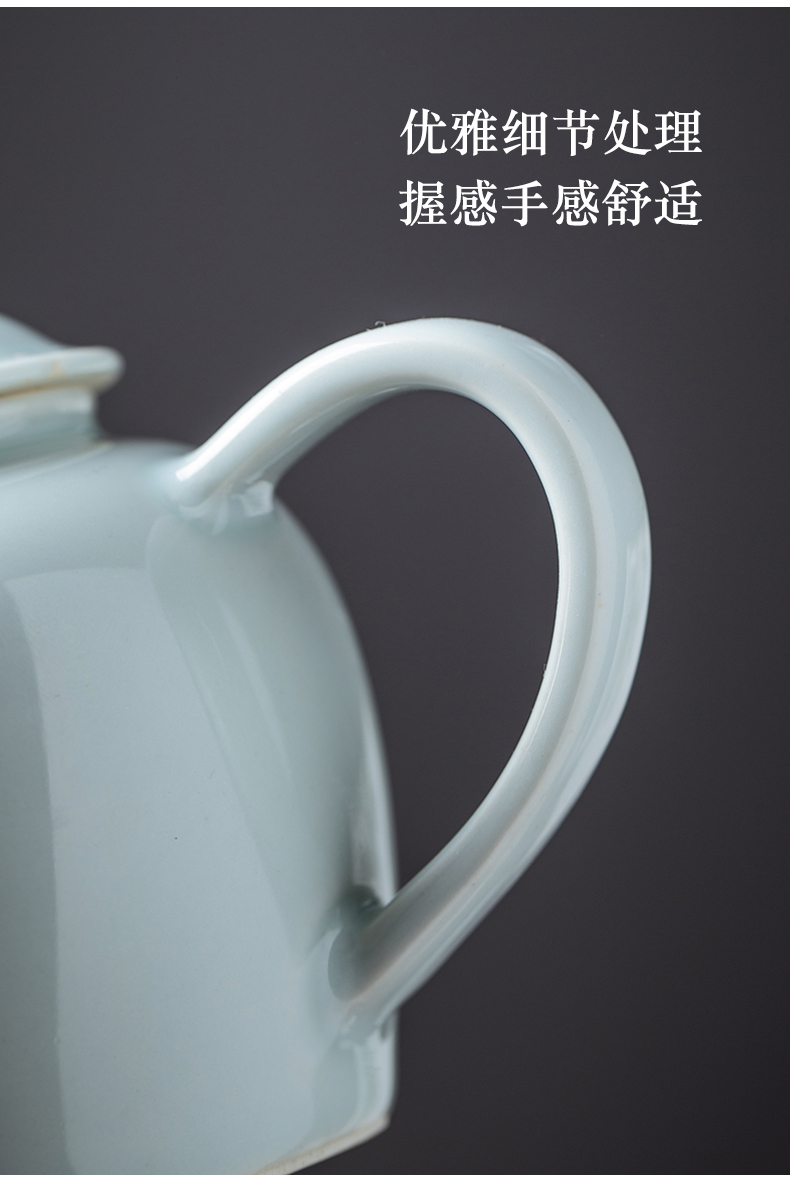 Checking out ceramic teapot single pot of single jingdezhen kung fu tea set heat large capacity ball hole single teapot