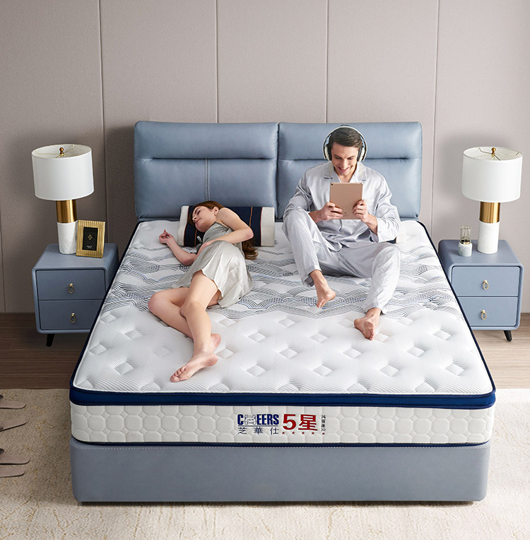 Chivas First Class Official Leather Double Mattress Modern Simple Wedding Bed Luxury Storage Marilyn Qishi