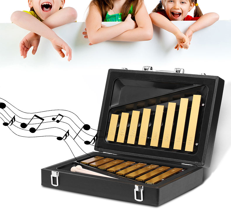 小 钟 16 mẫu giáo dành cho trẻ em nhạc cụ bằng nhôm đàn piano hai hàng dành cho người mới bắt đầu giáo dục sớm - Nhạc cụ phương Tây trống điện tử roland