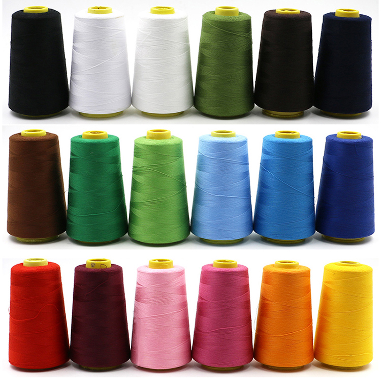 Household color sewing thread Sewing machine thread sewing clothes thread Hand sewing white large roll pagoda thread Hand stitching needlework