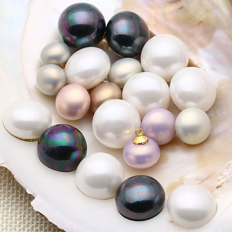 Small Aromas Pearl baby clothes Clothing Shirt Sweater Sweater Round Decorative Buttons 100 hitch white button Accessories Accessories