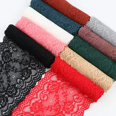 Lace dress hollow decoration lace pants skirt joint fabric wide black white skirt accessories