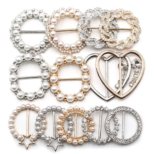 Корейская версия жемчужной одежды угловой узел пряжка универсальная рубашка