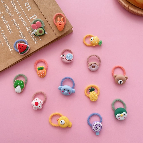 Детская маленькая резинка для волос для раннего возраста, детский безвредный аксессуар для волос, не повреждает волосы