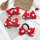 Children's baby red bow hairpin female Korean princess little girl hairpin hair ring headband western style headwear