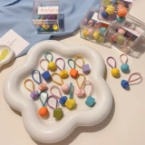 Детская ткань, эластичная безвредная резинка для волос, не повреждает волосы