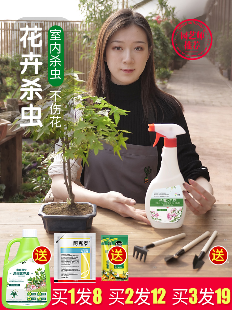 Flower insecticide Plant household fleshy scale insect Starscream special medicine Seasonal aphid General flower pest control