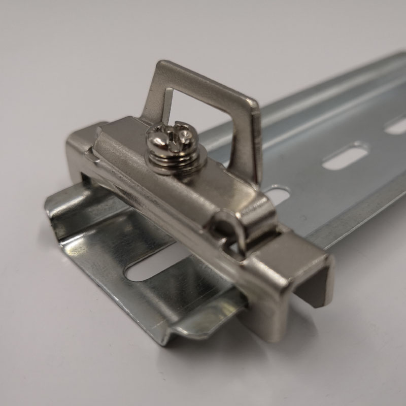 UK metal terminal fixture C45 rail terminal block Double-layer thickened choke plug terminal blank snap