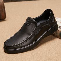 High-end Naipla trendy brand Keda classic and atmospheric mens flat casual leather shoes 2024 new style genuine leather round toe comfortable