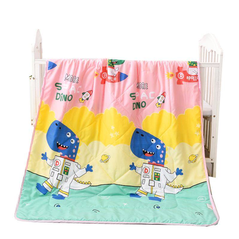 Washable baby children cartoon thin children's thin quilts Kindergarten special cold quilted by summer cool quilted by small quilt