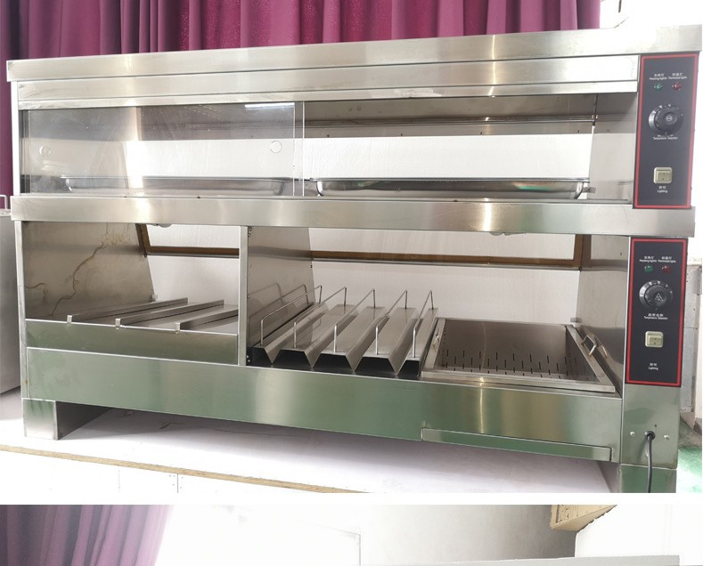 Wallace Baker Burger 1 2 1 5m 3-in-1 Insulation Display Cabinet Food Display Cabinet Burger Shop Equipment