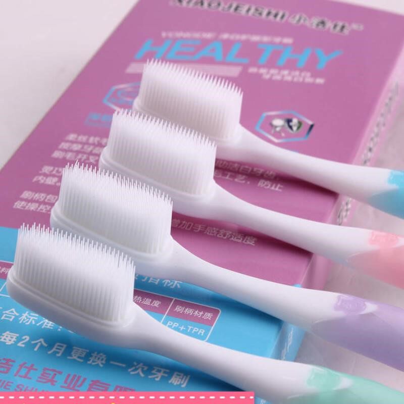 Nano Toothbrush Soft Hair Adults Home Ultrafine Ultra Soft Gums Men And Women 8 Groups of Family Travelling Children 