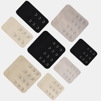 Seamless underwear with extended breasts extension buckles bra extensions with second rows three rows and four rows bra back buckle hook accessories
