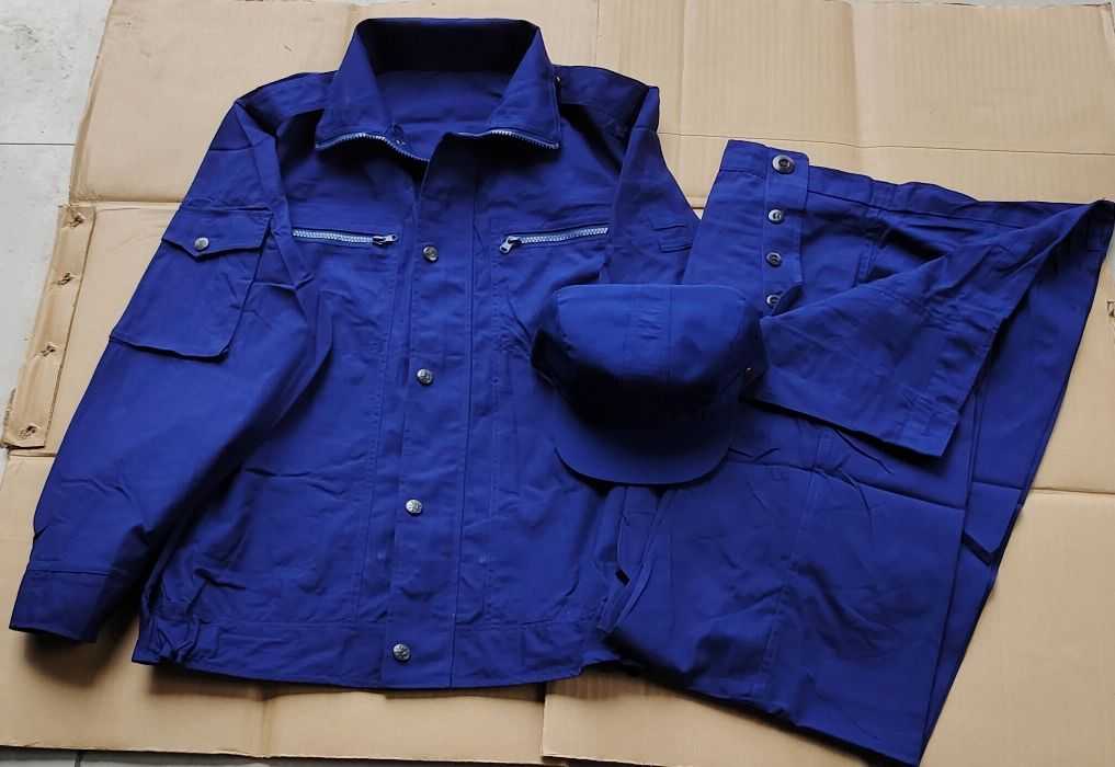 Inventory 87 Old sea blue and summer combat training suit old - fashioned really good material blue work clothing to wear resistance