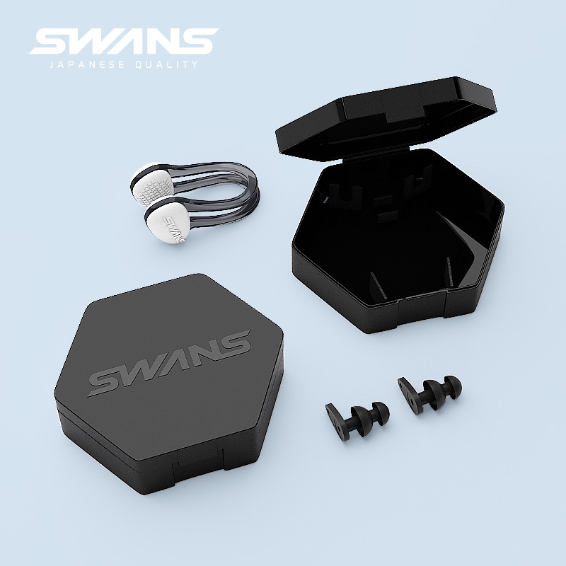 swans swimming nose clip anti-choking water professional children's nose plug suit bathing nasal mask nibbuds in the nose