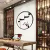 New Chinese style entrance three-dimensional wrought iron wall decoration Wall hanging creative wall decoration Hanging decoration Home club wall decoration