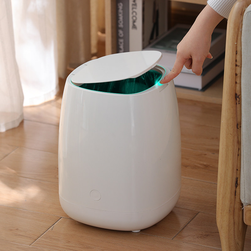 Minima Home Living room Bedroom High-end Trash Can Kitchen dressing room Creative bin Large Number of covered Trash