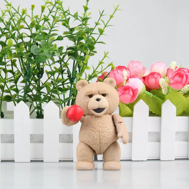 Yamaguchi Teddy Bear TED2 Survival Bear Blogen Bear joint can hand in the office model decorative doll