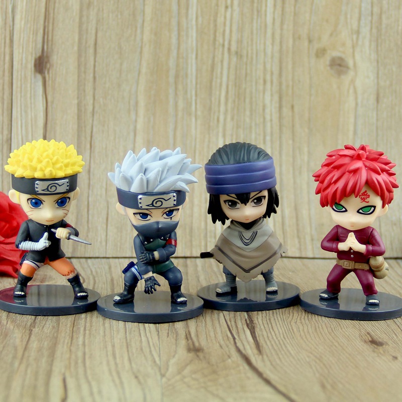 Naruto Q phiên bản trợ giúp Kakasizo Tôi yêu người mẫu búp bê tay Luo Huo Ying - Capsule Đồ chơi / Búp bê / BJD / Đồ chơi binh sĩ mô hình one piece zoro