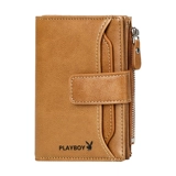 Playboy, вместительный и большой бумажник с молнией для водительских прав, картхолдер, из натуральной кожи