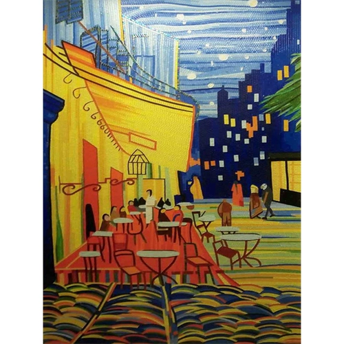 Мозаичная резка фоновая настенная крыльца гостиная ресторан проход проход проход в дверь головоломка