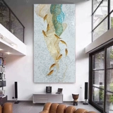 Новые мозаичные пазлы в китайском стиле, мозаика, входные декоративные картины, подвесные картины, фоновые стены, мозаичные фрески, виллы