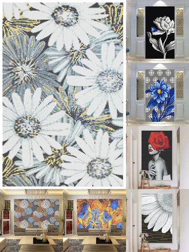 KTV Custom Mosaic Puzzle Puzzle Packwork Fackwork Стенная стена персонаж простой новый китайский легкий роскошный искусство роскошная роспись