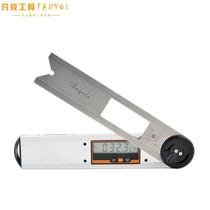 0-225 ° stainless steel digital display angle gauge protractor inclinometer woodworking angle gauge level gauge