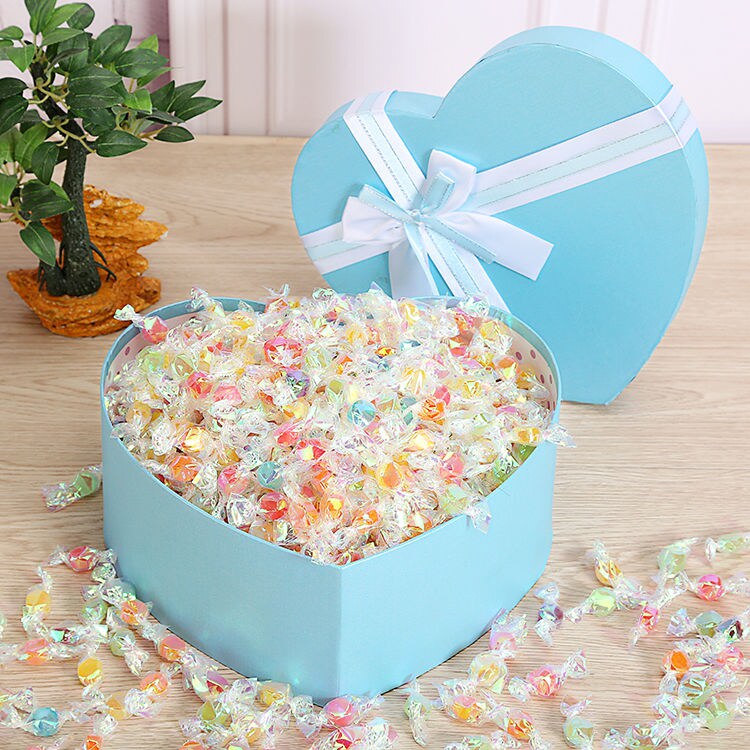 Net red colorful thousands of paper crane candy mixed fruit-flavored gift box bulk colorful hard candy delicious high-value snacks