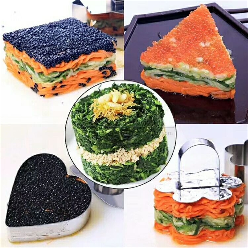 Hotel Food Products Styling Mold Kitchen Cool Vegetable Styling Cut and embossing as a dish Home rice Cold food Swaying Dish Model