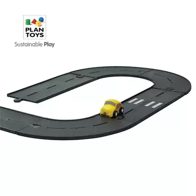 Full Imported PlanToys6273 Track Entry Set Rubber Children's Toys Enlightenment Early Education Gift