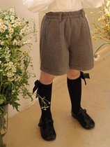 (Spot) Beans A Few Moms Fine Plaid Shorts 2022 Spring Dress New Children Plaid Casual Pants Trendy Pants Tide