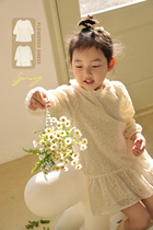 Bean A Few Moms Children Dress Girl Melt Flowers Dress 2022 Spring Dress New Children Baby Princess Even Dress Veil Boom