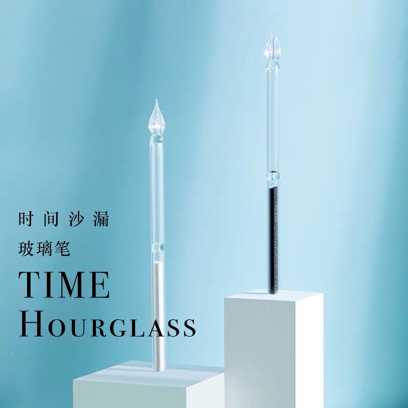 To Fish Brands Pen Time Hourglass Pen handmade Dip Pen Mesh Red Fumbling Creative Pen Student Dip Pen Dip Pen Color Ink Pen Color Ink Suit Crystal Diamond Pen Ink Pen Gift Box