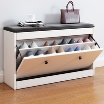 Changing shoe stool small size ultra narrow door narrow entry shoe cabinet Northern Europe 20 can sit light luxury type household