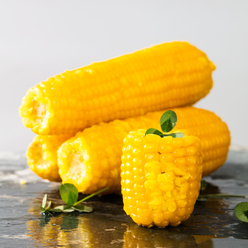 Valley Beauty Excellence Non-Gene Modification Yellow Glutinous Corn Sweet Glutinous Fragrant Sticky Corn Stick Vacuum Substitute For 9 Slime Corn Kernels