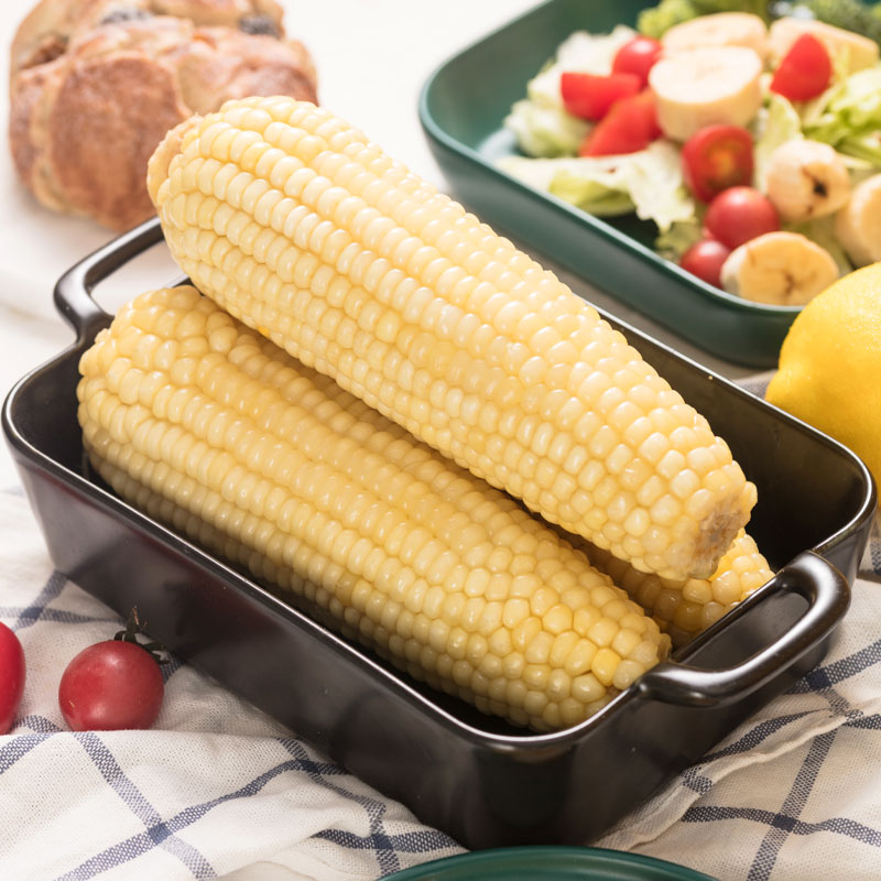 Fresh Corn Glutinous Corn Valley Beauty Superior 8 Vacuum Packed Breakfast Ready-to-eat White Sticky Corn Stick Sweet Glutinous Corn