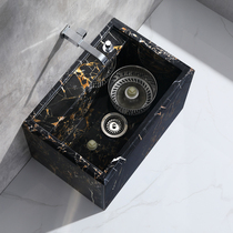 Custom mop pool double drive rectangular mop pool Bathroom stone floor-to-ceiling mop basin sewage mop pool