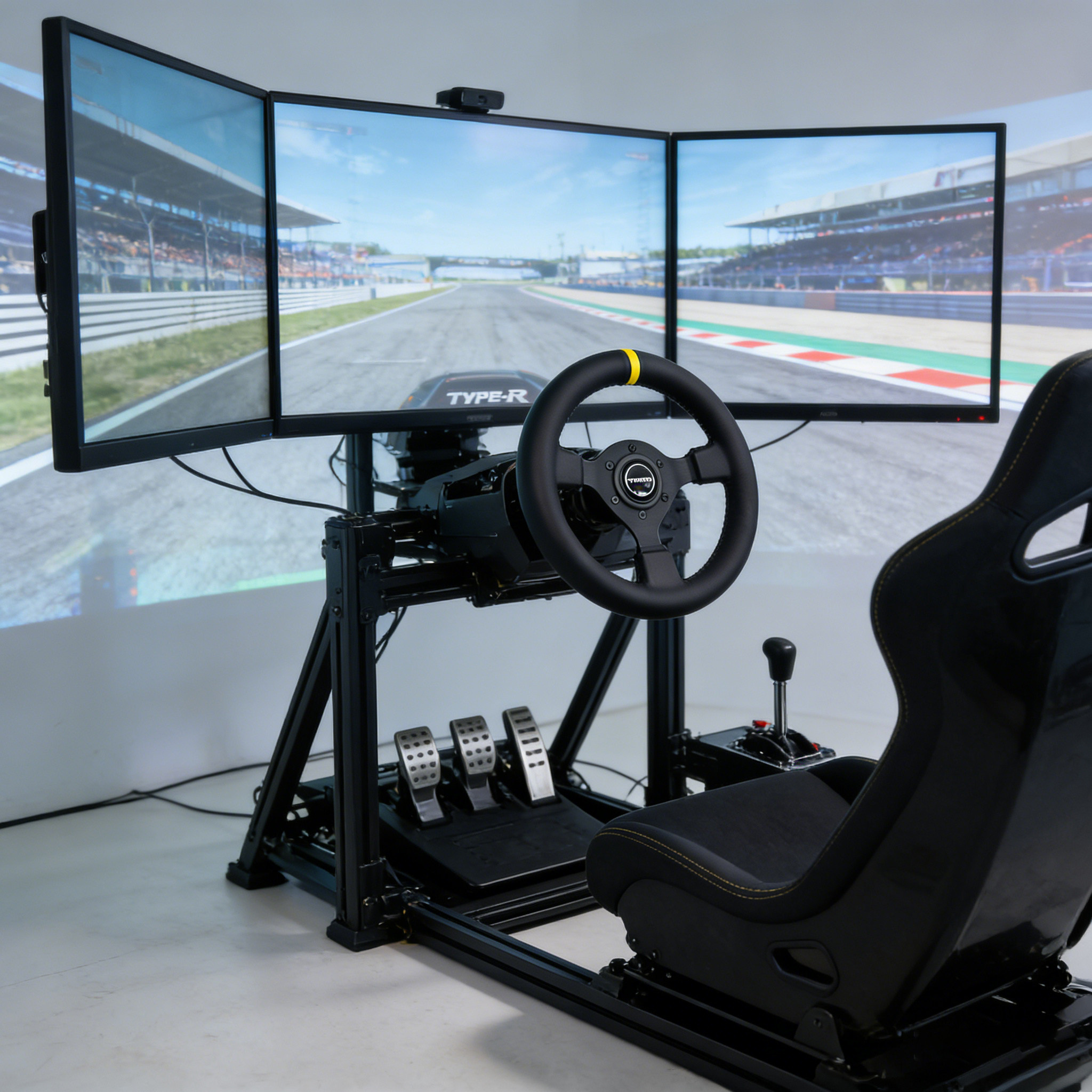 Игровой руль гоночного симулятора R3 Racing Simulator F1 Racing Simulator универсальный применимый быстроразъемный руль MOZA Claw