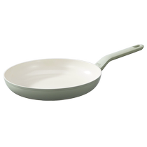 Begolf imported Belgian ceramic flat-bottomed frying pan uncoated non-stick pan household omelette steak 3115