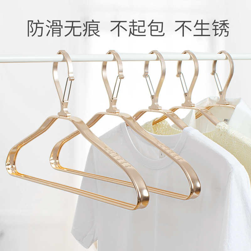 Windproof hanger Home hanging clothes rack balcony space aluminum alloy drying rack drying rack drying rack no trace clothes hanging support