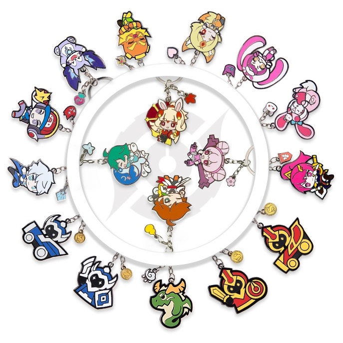 King glorified Zhuge Liangluban, the Mengchi flower of Mulan Angela Little soldier shadowed the metal key buckle